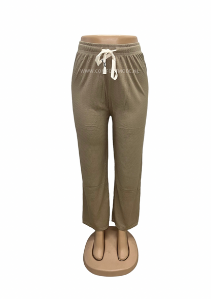-PANTALONBROEK TAUPE DAMES