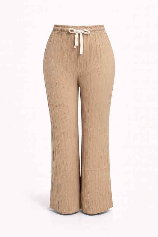 -COMFORT ZOMERBROEK -BRUIN LUCHTIG -ONESIZE