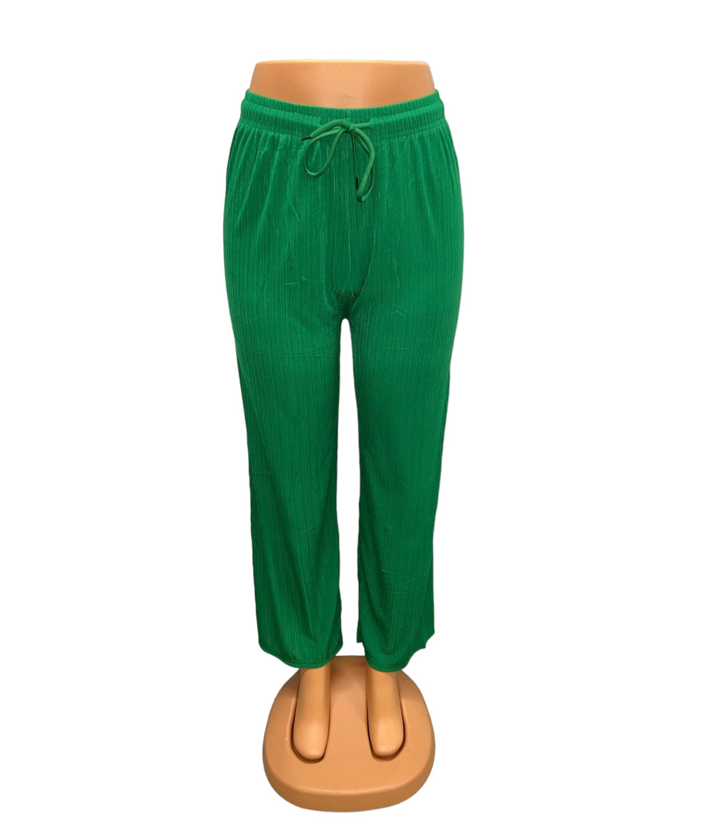 ZOMERBROEK MET VETER GROEN -MONA