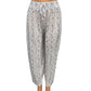LUCHTIGE ZOMERBROEK MET PRINT WIT -POLLY