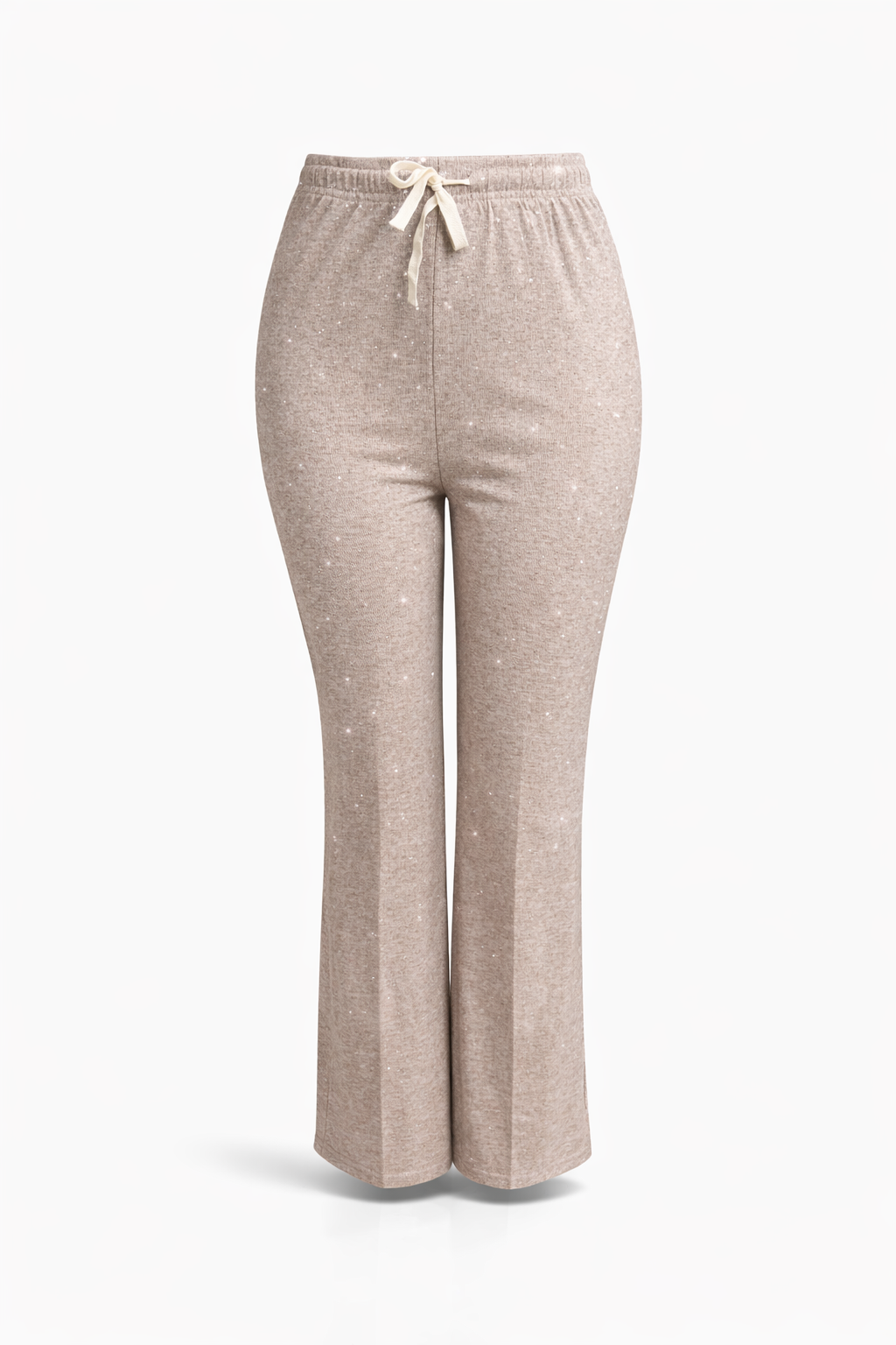-COMFY JOGGING BROEK -BEIGE SPARKLE