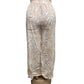 LUCHTIGE ZOMER BROEK MET PRINT BEIGE/WIT -SITA