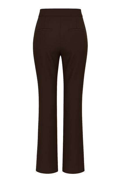 HY397- COMFORTBROEK FLAIR DONKERBRUIN