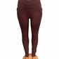 SALE -COMFORT PANTS RED BROWN