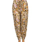 LUCHTIGE ZOMERBROEK MET PRINT BEIGE/ROZE -JOSJE