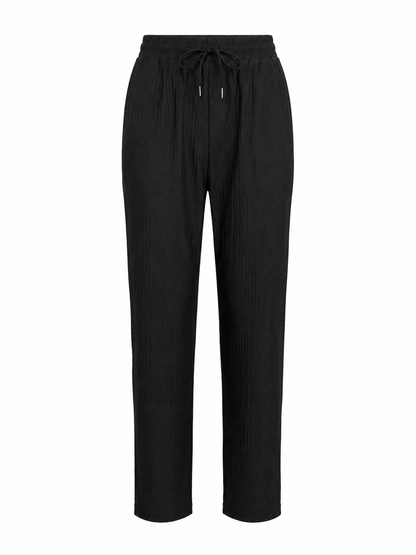 -ZOMERBROEK COMFY LUCHTIG ZWART
