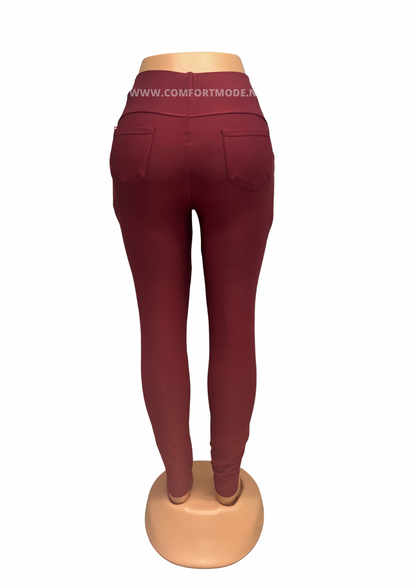 R216 -COMFORTBROEK BRANDEND ROOD - comfortmode