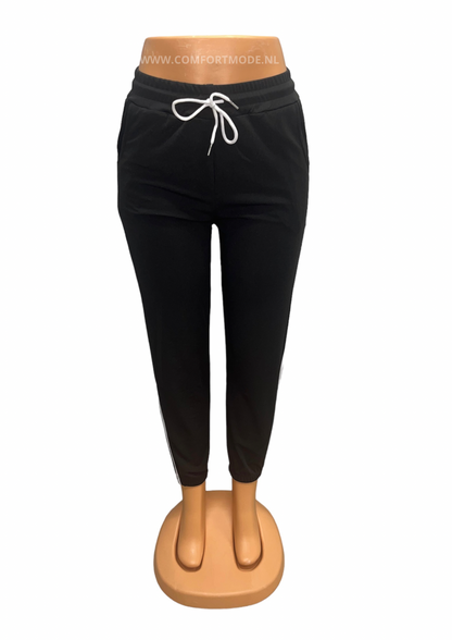 -SPORTBROEK DAMES ZWART