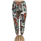 AIRY SUMMER PANTS WITH PRINT WHITE/BLUE/ORANGE -NINA