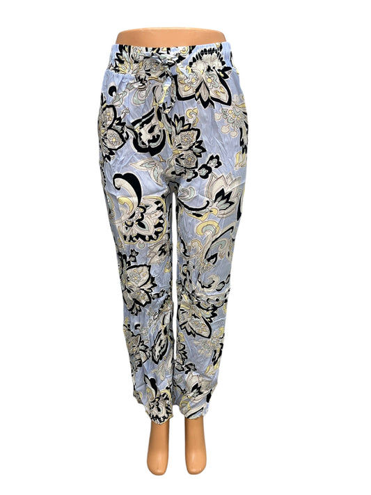 -LUCHTIGE ZOMERBROEK MET PRINT LILA -KIKI