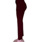 R259- COMFORTBROEK FLARED BORDEAUXROOD TALL