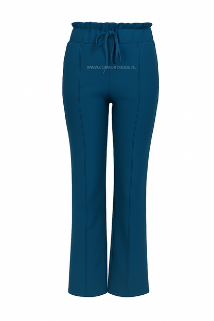 R272- COMFORTBROEK STRAIGHT LEG MET VETERS COWBOY