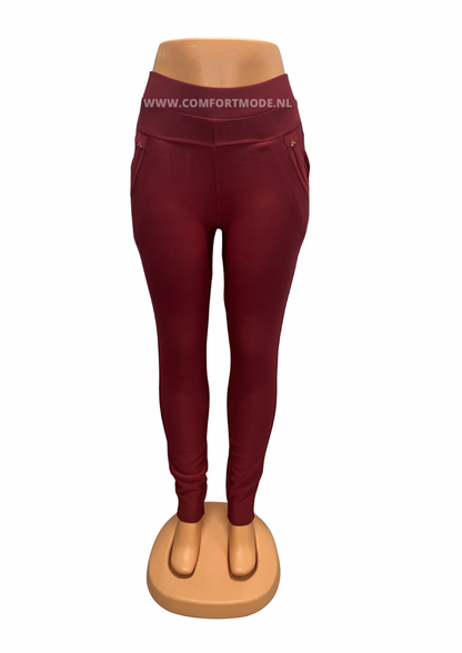 R216 -COMFORTBROEK BRANDEND ROOD - comfortmode