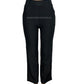 R268 -COMFORTBROEK ZWART STRAIGHT LEG