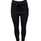 -COMFORTBROEK ZWART MET STRIK