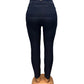 -COMFORTBROEK NAVY MET STRIK