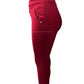 -COMFORTBROEK ROOD THERMO MET HARTJE