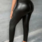 PLUS SIZE LEREN LEGGING