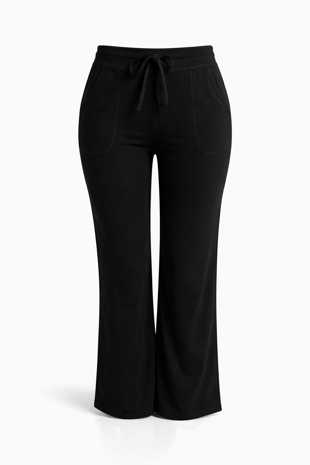 -COMFORT JOGGINGBROEK -ZWART ZACHT MET STRETCH