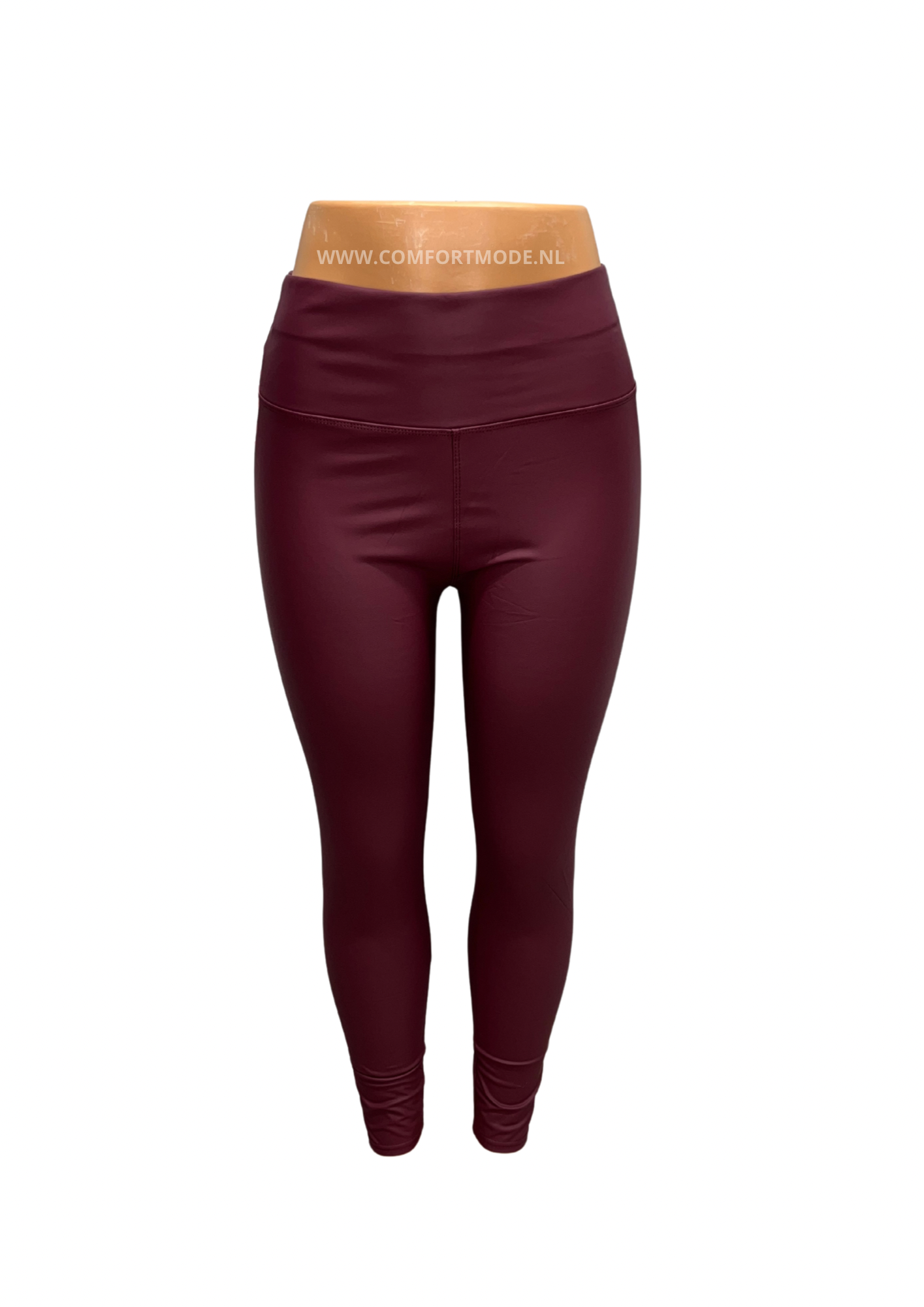 Leren legging rood sale