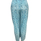 LUCHTIGE ZOMERBROEK MET PRINT BLAUW -POLLY