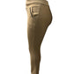 -COMFORTBROEK THERMO BEIGE MET HARTJE