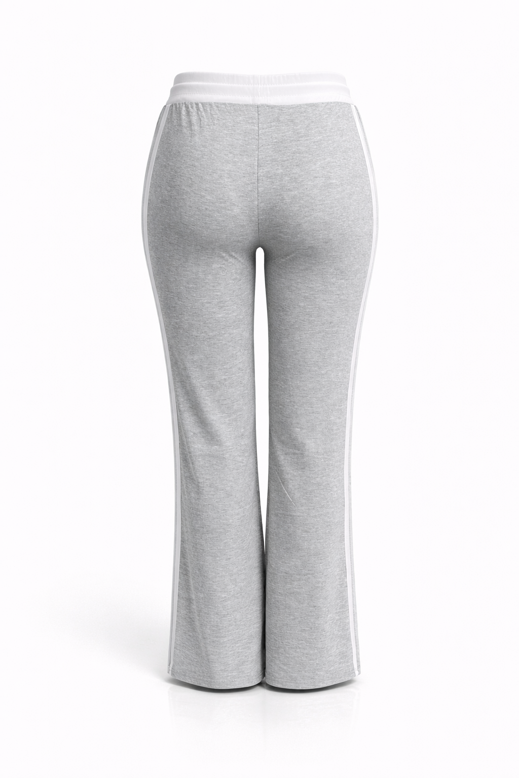 -COMFORT JOGGINGBROEK -LICHTGRIJS GESTREEPT