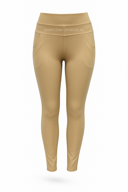 R216 -COMFORT TROUSERS BEIGE