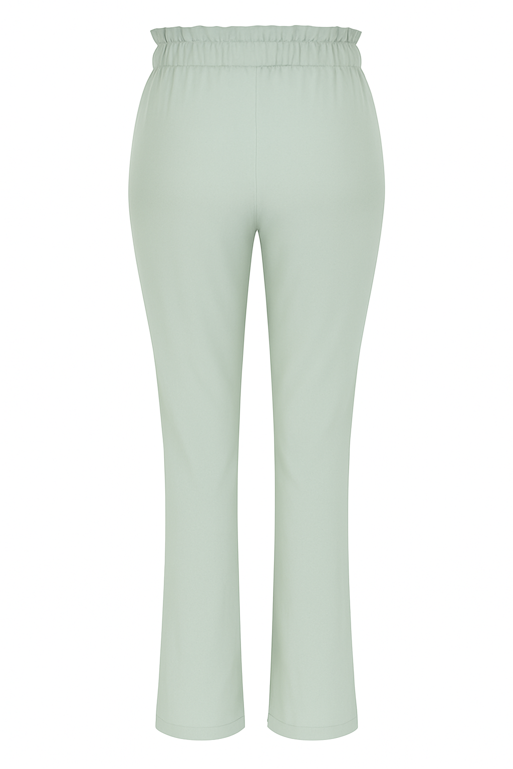 R272 -COMFORTBROEK STRAIGHT LEG MET VETERS GROEN/GRIJS