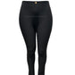 CARALINO-08 -COMFORTBROEK ZWART PANTALON