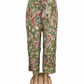 AIRY SUMMER PANTS WITH GREEN PRINT - ELLA