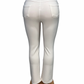 SALE -COMFORTBROEK OFF WHITE FLARED