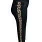 -COMFORTBROEK ZWART STRAIGHT LEG PANTER