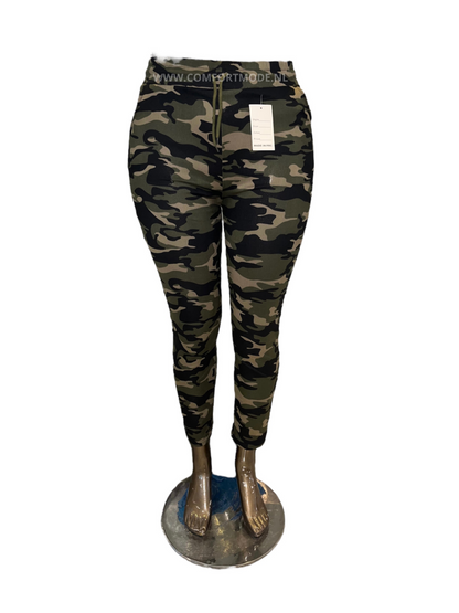 -COMFORTBROEK CAMOUFLAGE MET VETER - comfortmode