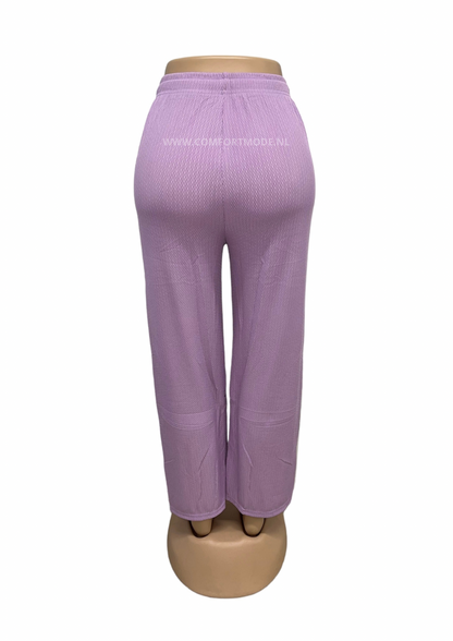 -PANTALONBROEK PAARS DAMES