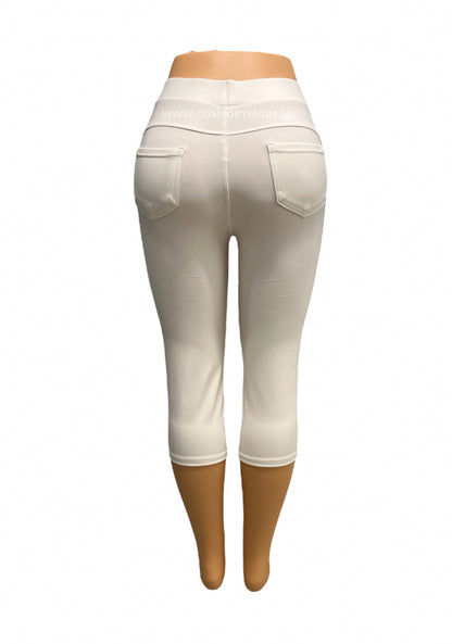 -CAPRI COMFORTBROEK WIT
