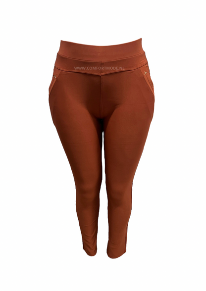 -COMFORT PANTS RUST