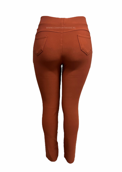 -COMFORT PANTS RUST