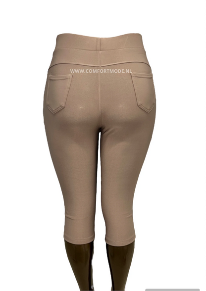 -COMFORTBROEK CAPRI TAUPE
