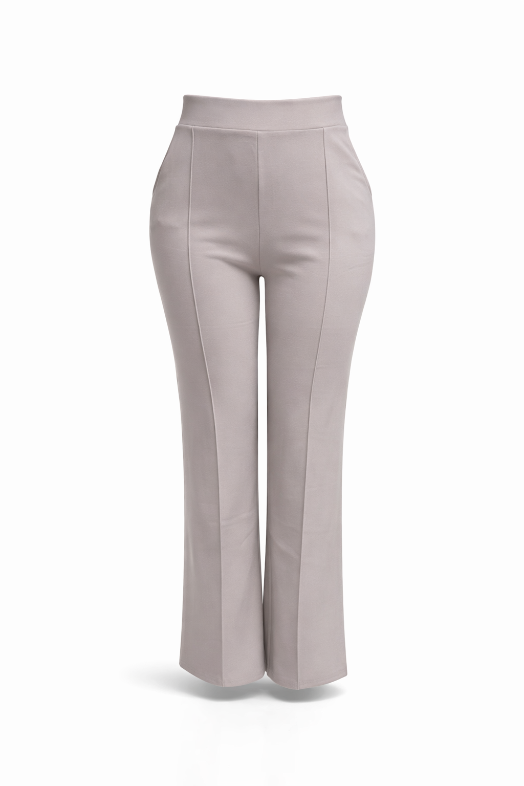 HY391- COMFORTBROEK STRAIGHTLEG LICHTGRIJS