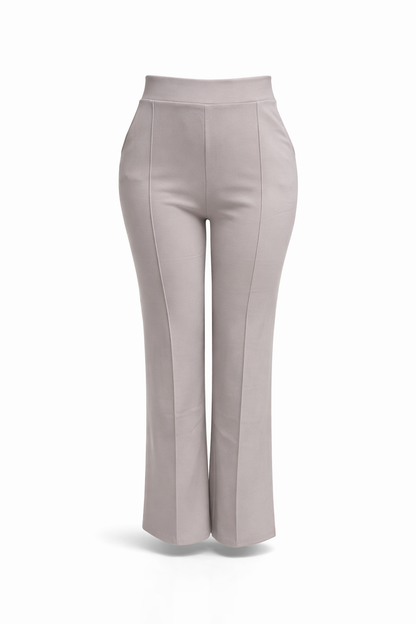 HY391- COMFORTBROEK STRAIGHTLEG LICHTGRIJS