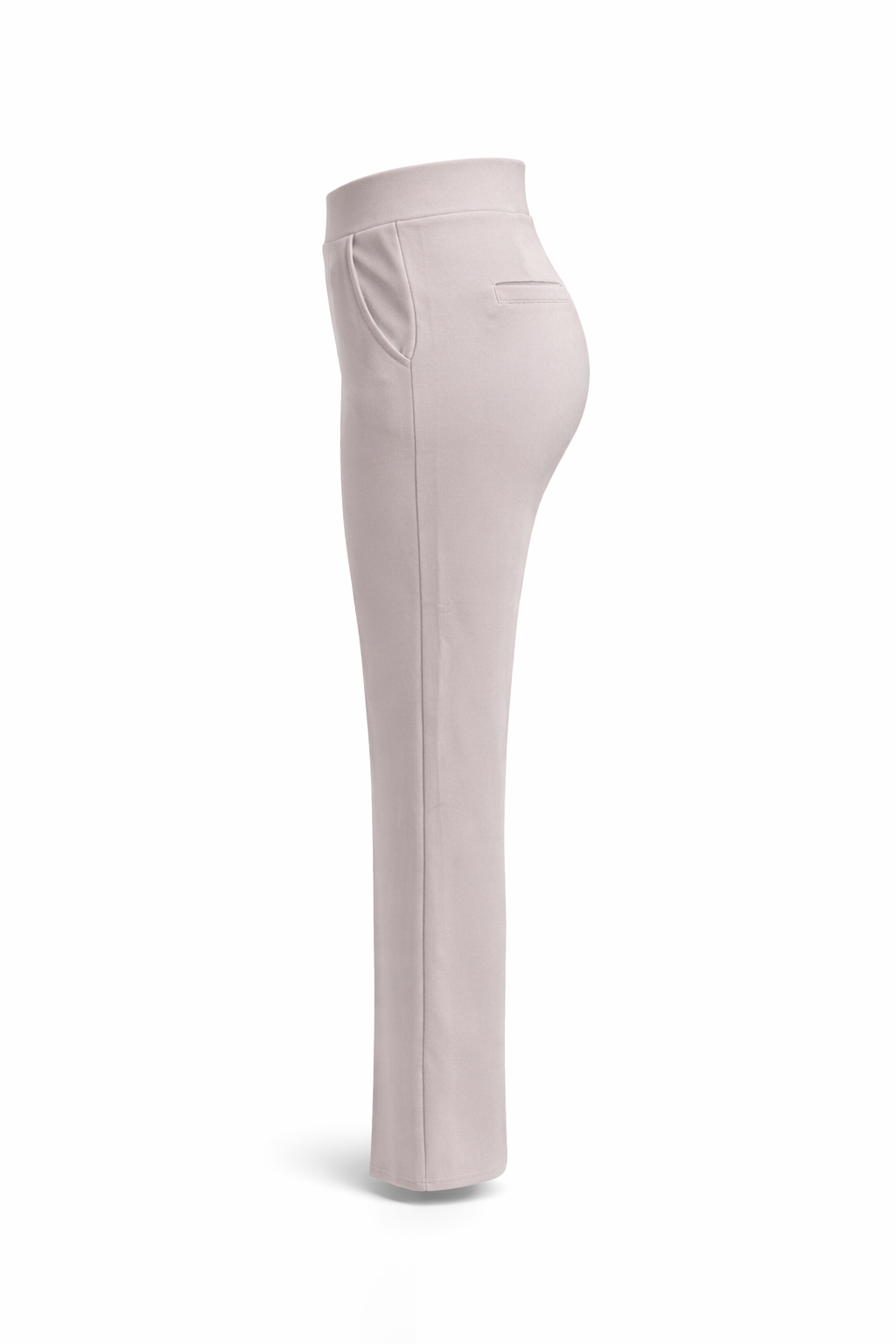 HY391- COMFORTBROEK STRAIGHTLEG LICHTGRIJS
