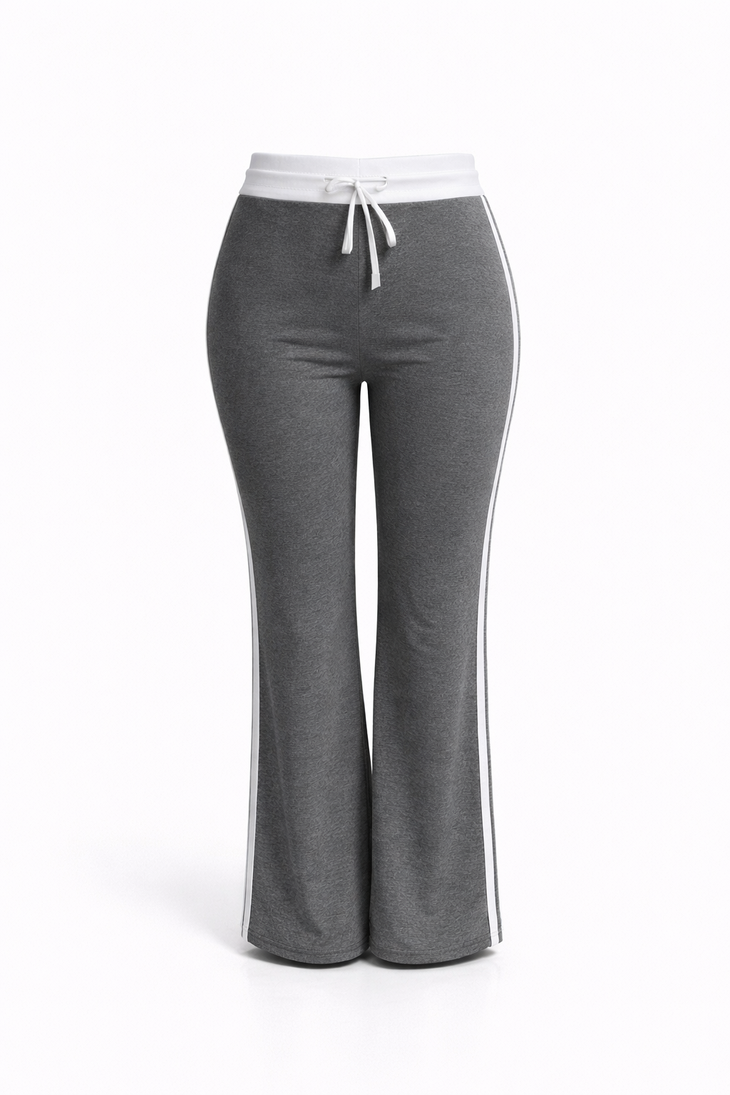 -COMFORT JOGGINGBROEK -DONKERGRIJS GESTREEPT