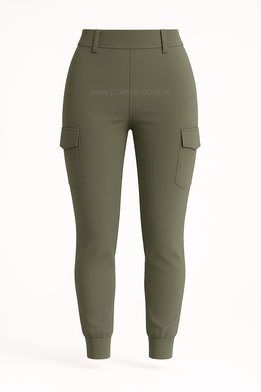R266- COMFORTBROEK CARGO GROEN
