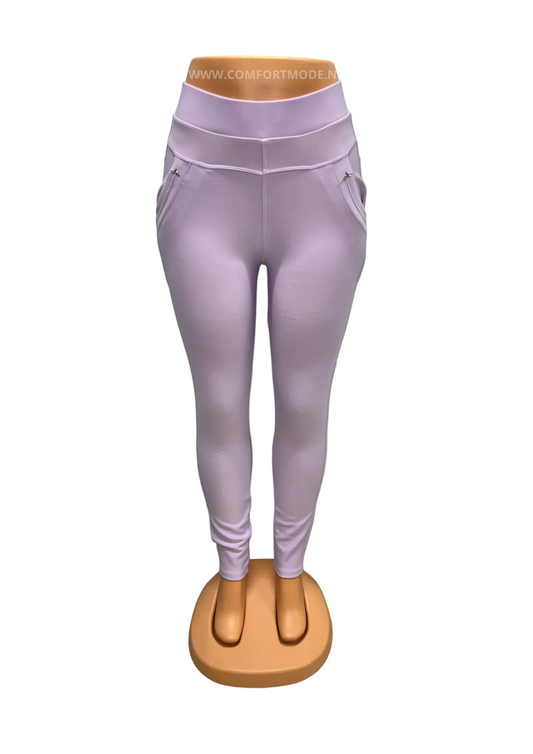 SALE- COMFORTBROEK LILA PAARS