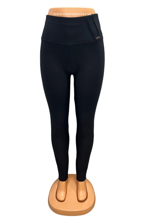 SALE -COMFORTBROEK ZWART ZONDER ZAKKEN