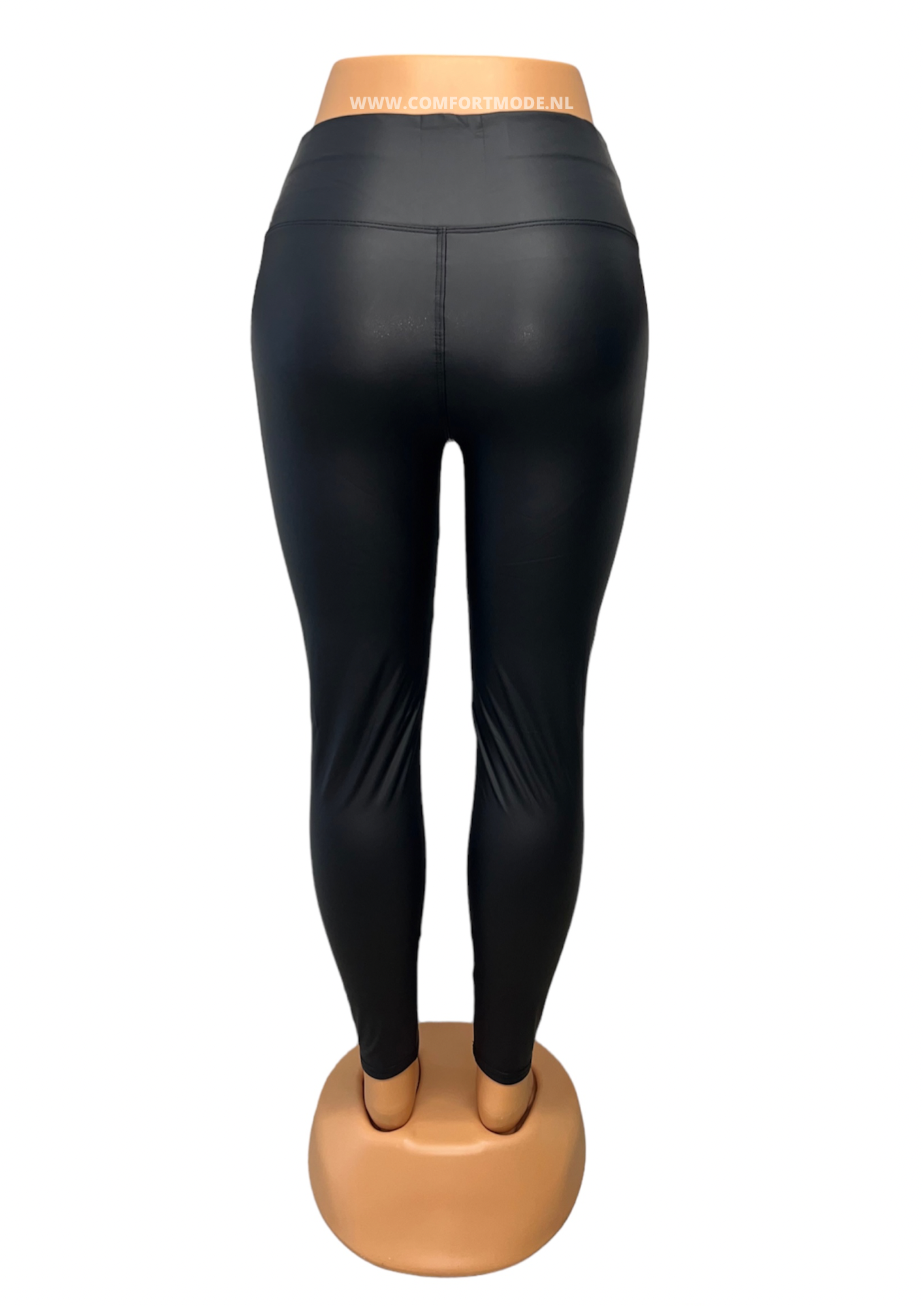 leren legging zwart dames